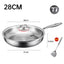 German uncoated pure titanium frying pan with fish - scale hammer pattern. Non - stick, ideal for household steak frying, a piec - Korvel