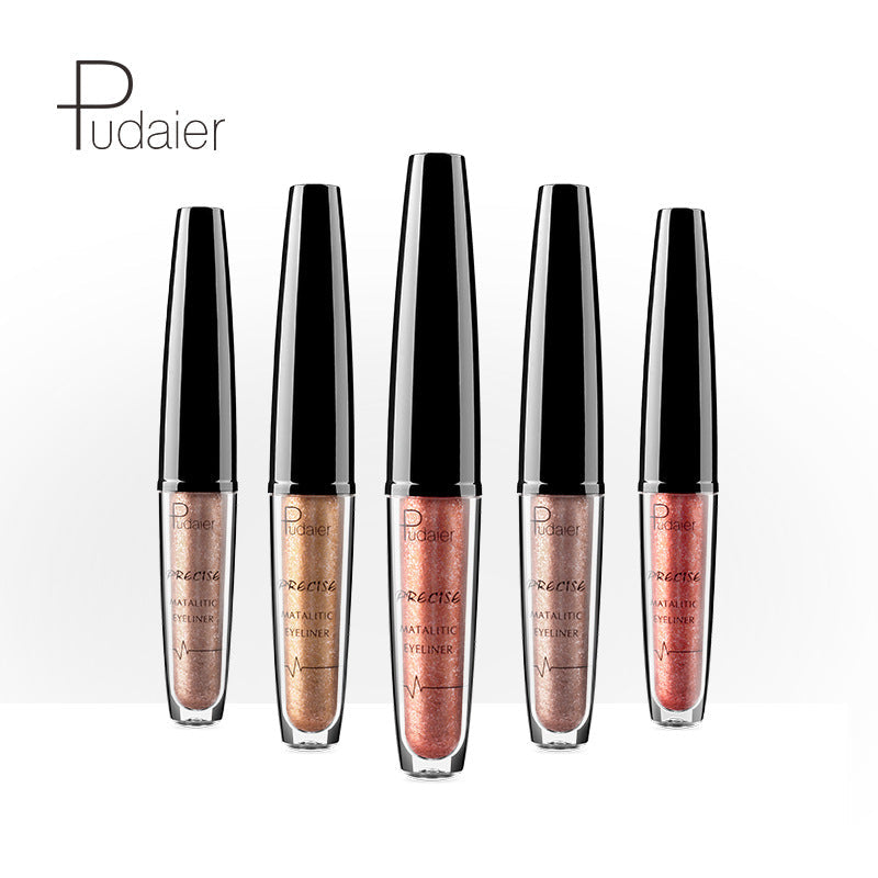 Collection d'eyeliner liquide perlé Pudaier Heavy Metal