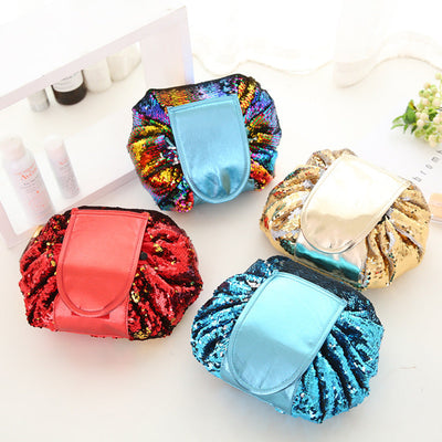 Mermaid Sequins Cosmetic Bag - Stylish Makeup Organizer