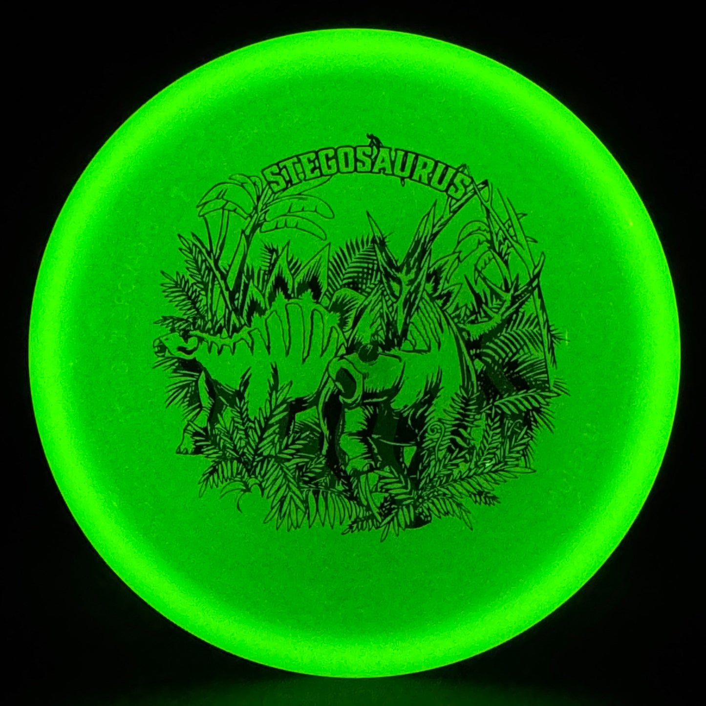 Glow Egg Shell Stegosaurus - Special Edition Disc Golf Disc