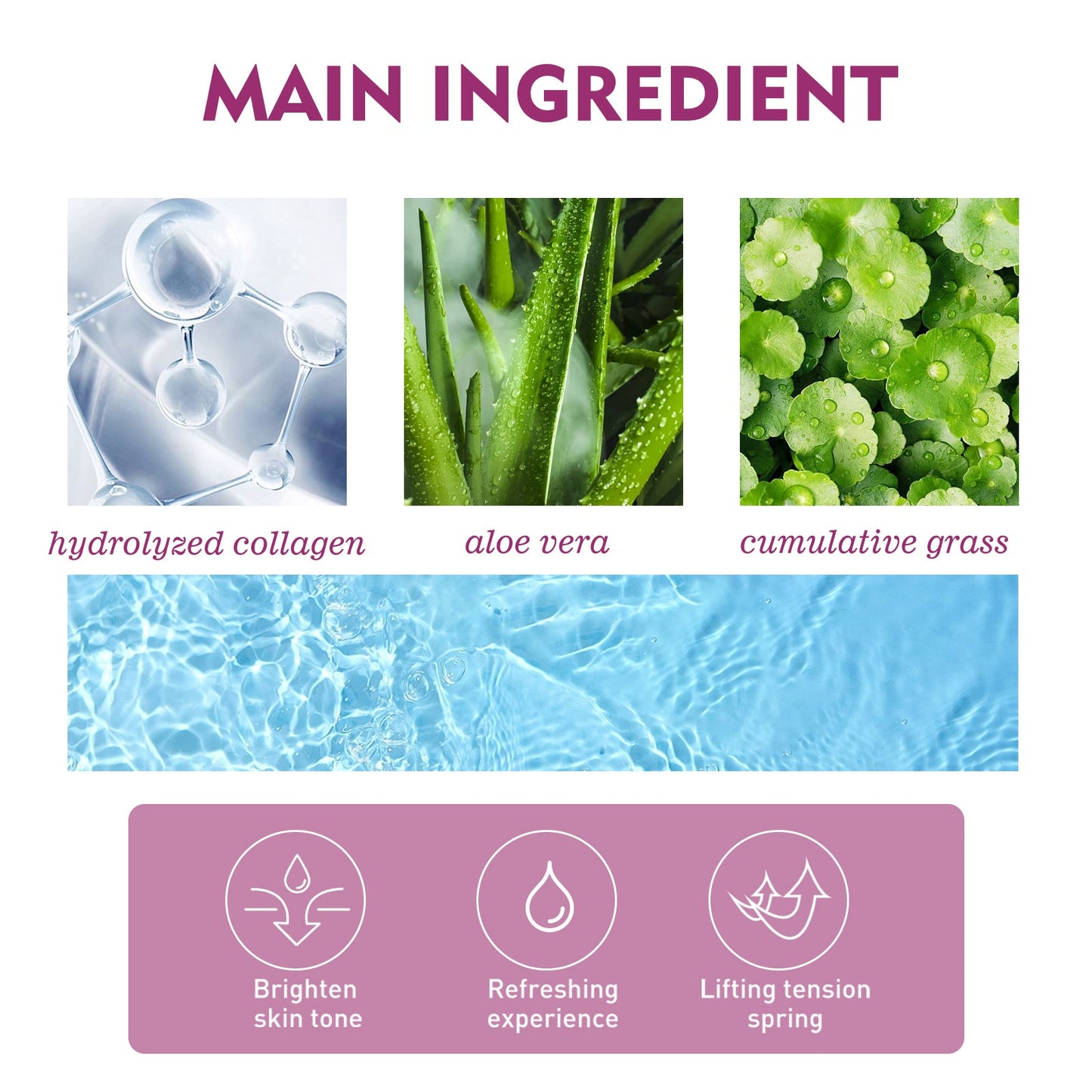 Hydrolyzed Collagen Neck Cream, Fade Neck Lines Shaping Swan Neck Smooth White Neck Cream - Korvel