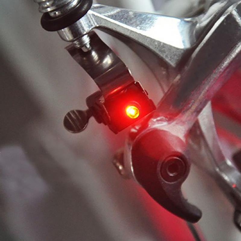 Waterproof Cycling Brake Bike Light Mount Tail Rear Bicycle Light LED High Brightness Red LED lamp Cycling Accessories - Korvel