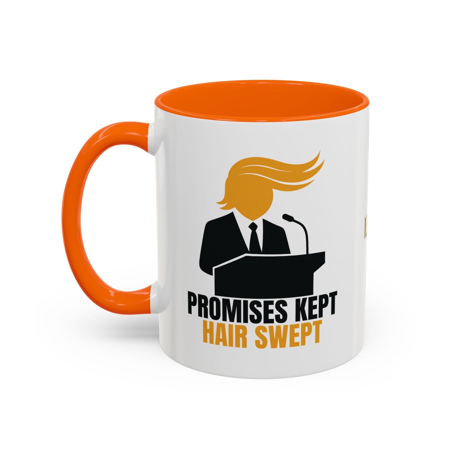 Promises Kept, Hair Swept Two-Tone Coffee Mug