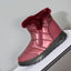 Winter Plush Snow Boots with Side Zipper for Women