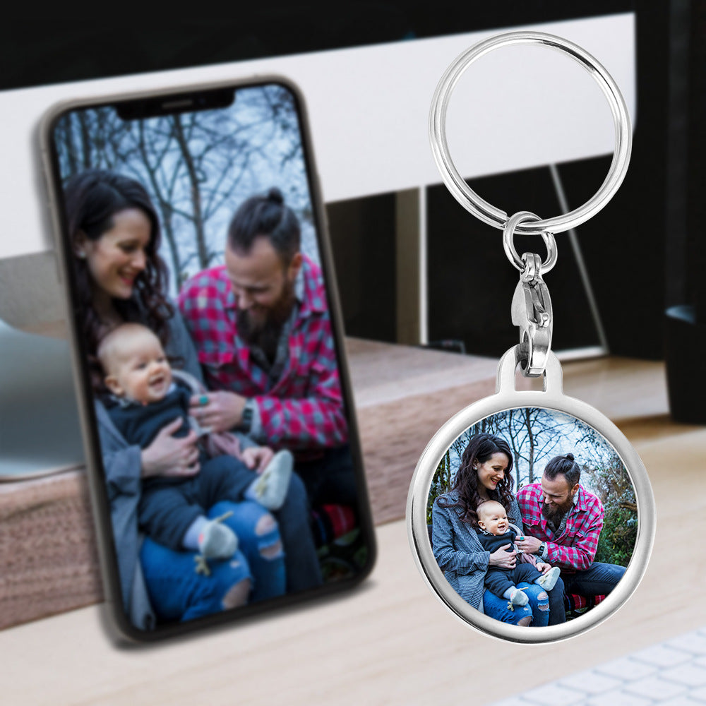 New Keychain Photo Custom Photo Box Ornament Photo Keychain Custom - Korvel
