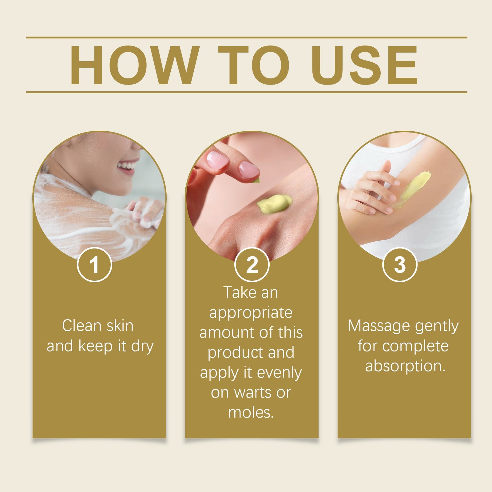 Mole And Wart Care Cream, Soft And Smooth Skin Moisturizing And Repairing Skin Care Cream - Korvel