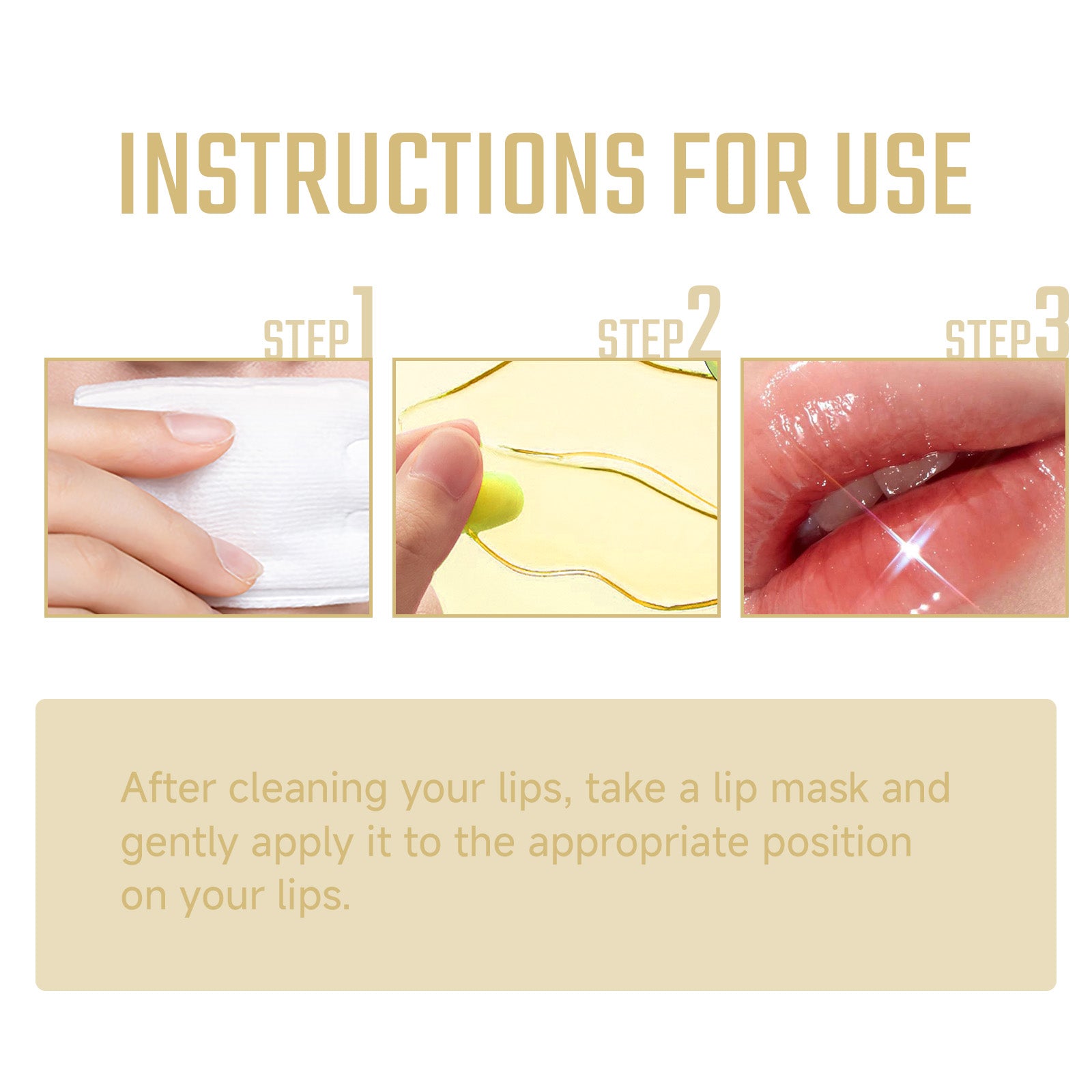 Collagen Lip Mask Repair Dry, Hydrating, Hydrating And Light Lip Line Lip Mask - Korvel
