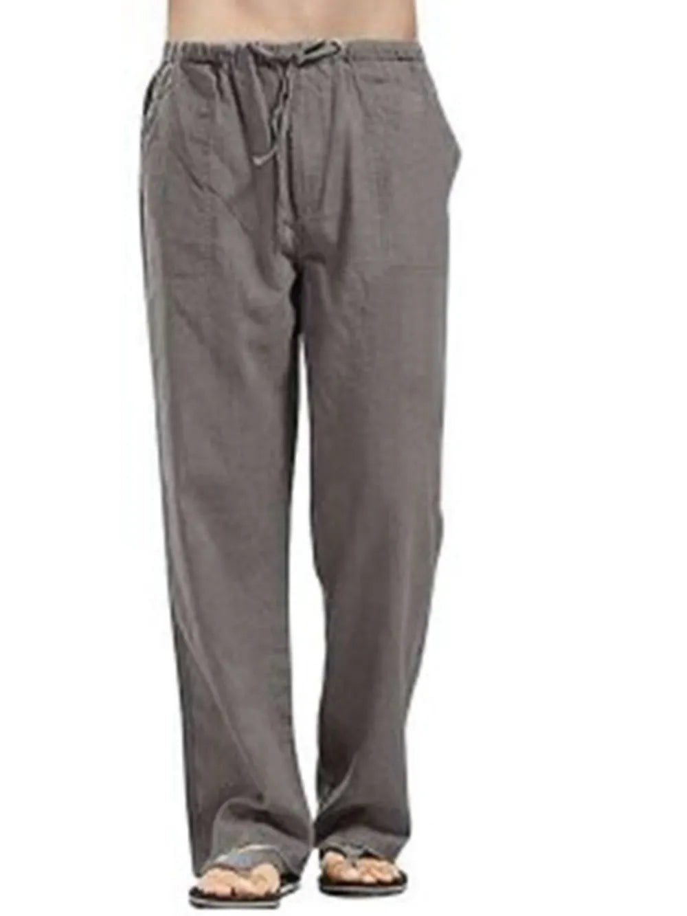 Joggers à cordon pour hommes grandes tailles avec poches