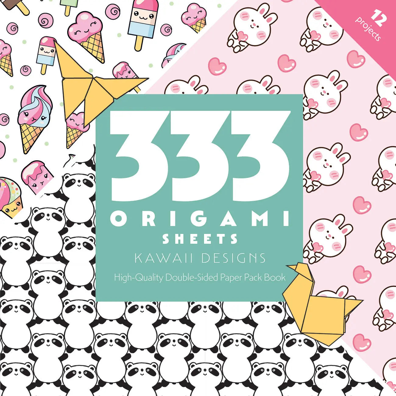 333 Kawaii Origami Sheets - Adorable Designs for Crafting
