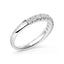 14K White Gold 1/2 Cttw Round Diamond Classic Band