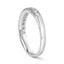 14K White Gold 1/2 Cttw Round Diamond Classic Band
