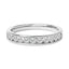 Bague en Or Jaune 14K avec Diamants Ronds de 1/2 Cttw en Sertissage Canalaire
