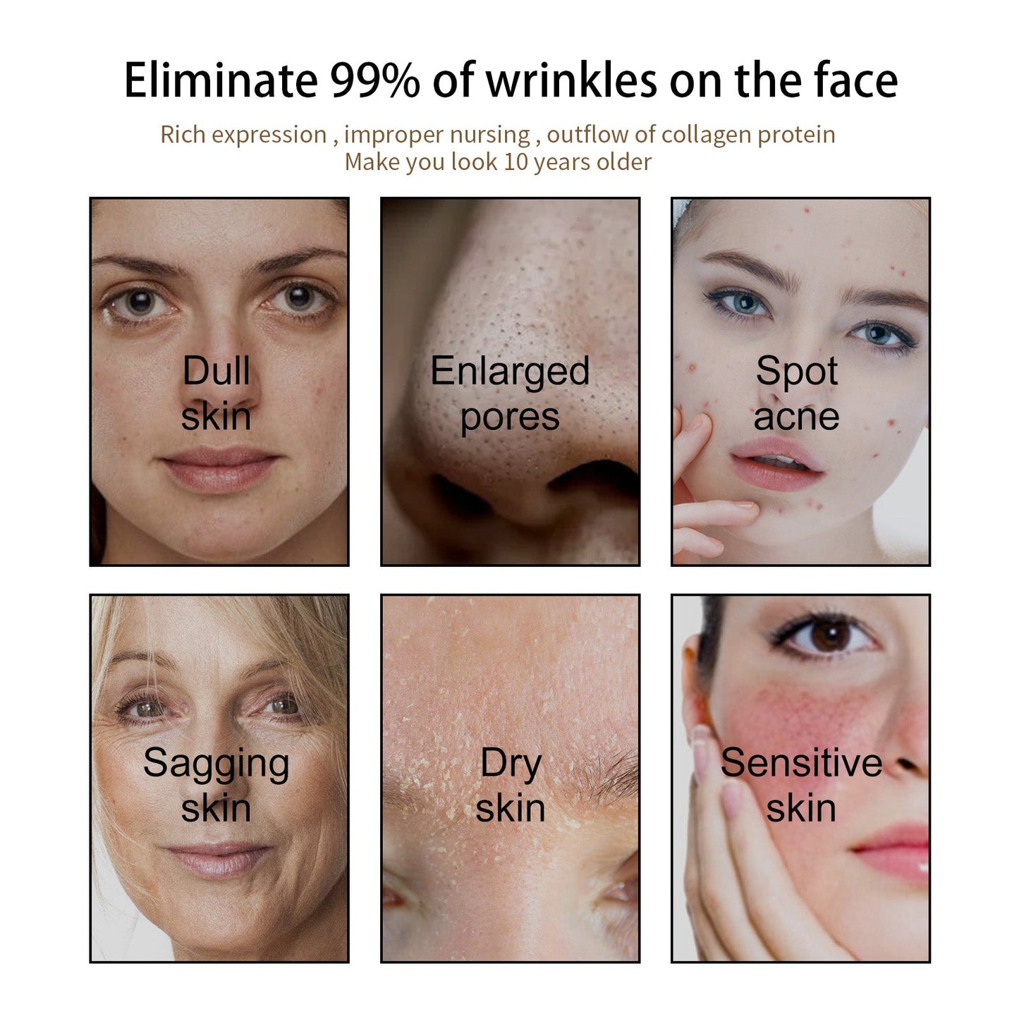 Facial Moisturizing Essential Oil, Facial Moisturizing Firming Fade Wrinkles Essential Oil - Korvel