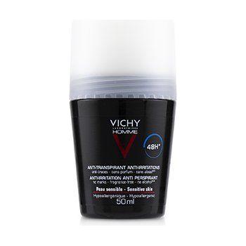Vichy Homme 48 Hour Roll-On Deodorant for Sensitive Skin - 50 ml