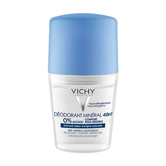 Déodorant Roll-on Minéral Vichy Protection 48 Heures, 1,69 Oz