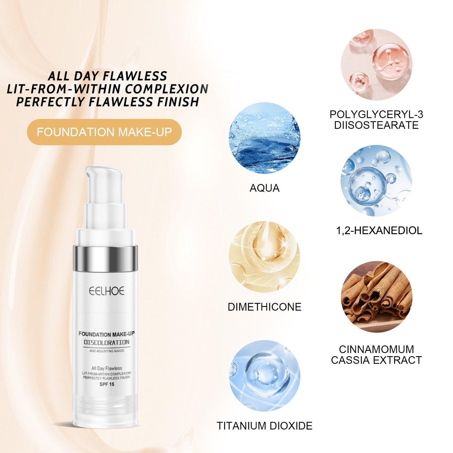 Color-Changing Liquid Foundation Concealer