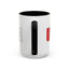 Taza de café con acento vibrante de EE. UU.