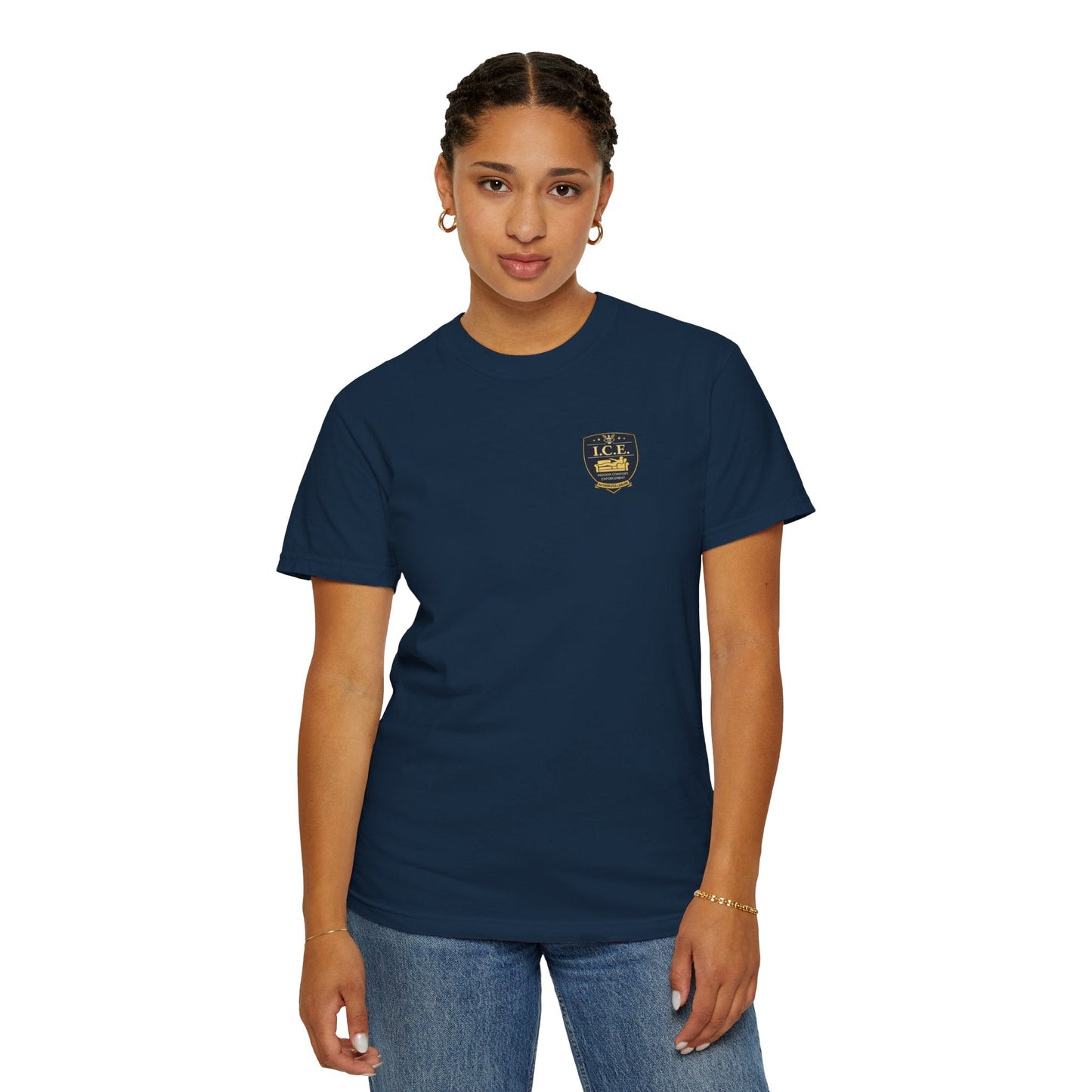 I.C.E. Badge T-Shirt | Institute of Cozy Excellence Tee
