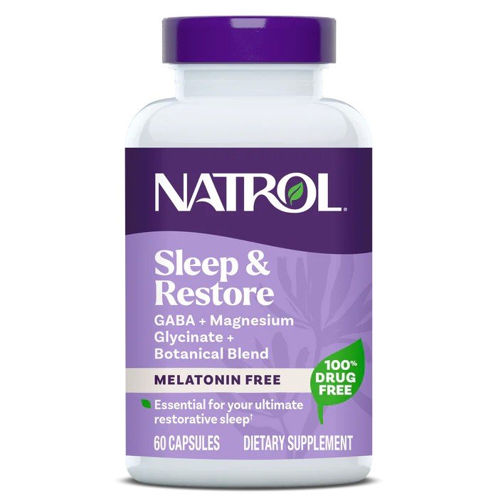 Capsules de soutien au sommeil au magnésium premium - 60 unités
