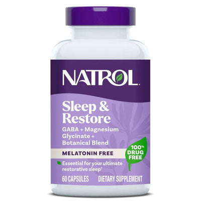 Capsules de soutien au sommeil au magnésium premium - 60 unités