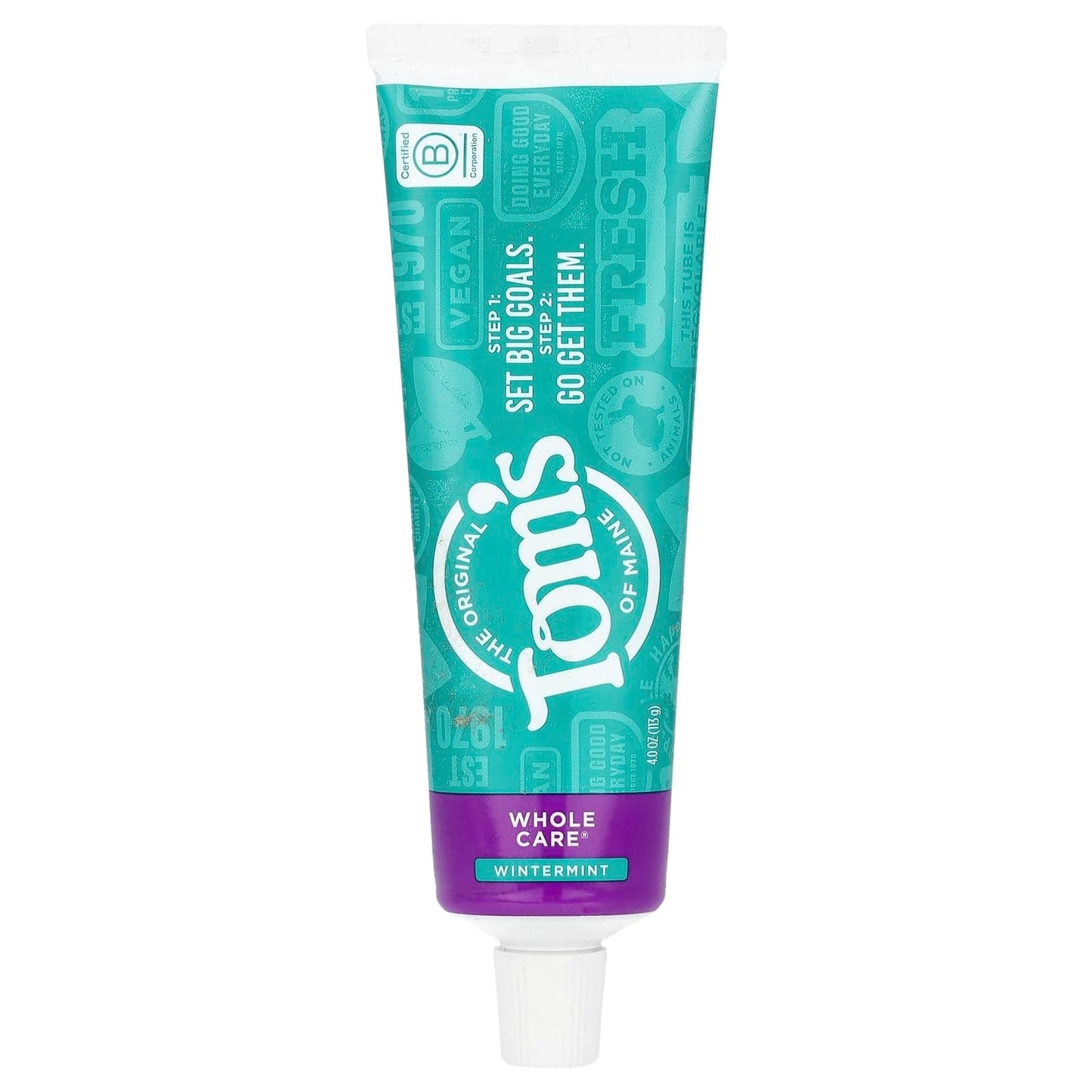 Pasta de dientes natural Whole Care de Tom's of Maine - Wintermint 4 oz