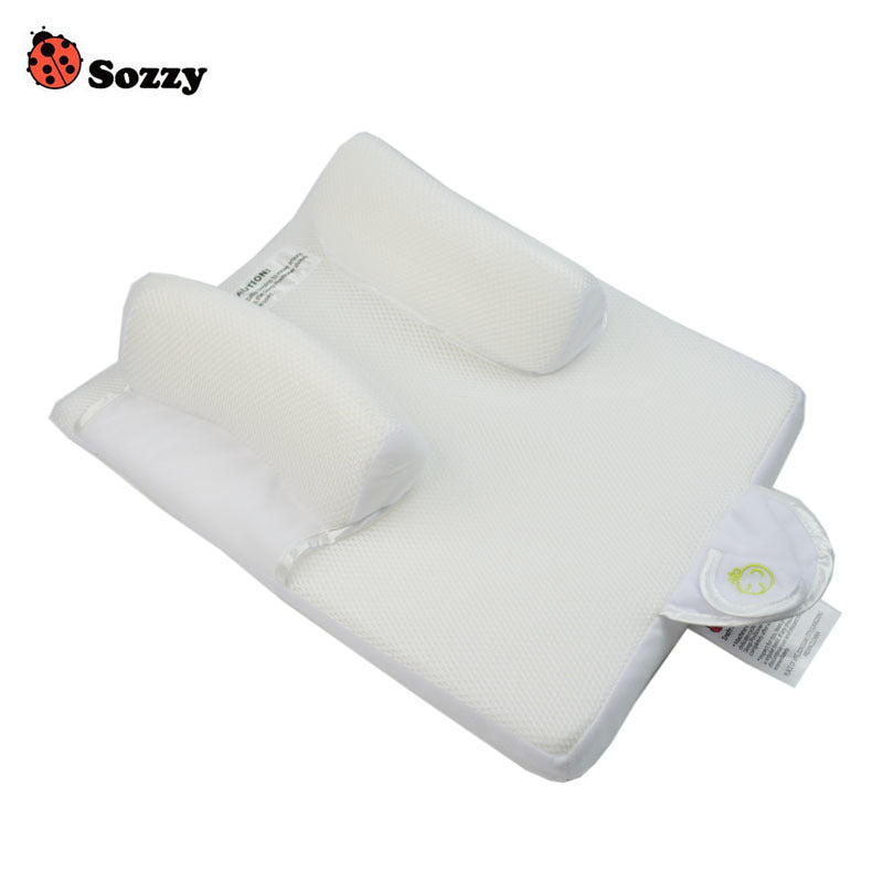 SOZZY Baby Sleep Pad Comfort Baby Pillow Stereotyped Pillow Sleep Pillow Anti-Turnover Anti-Spit Milk Pillow Bed In Bed - Korvel