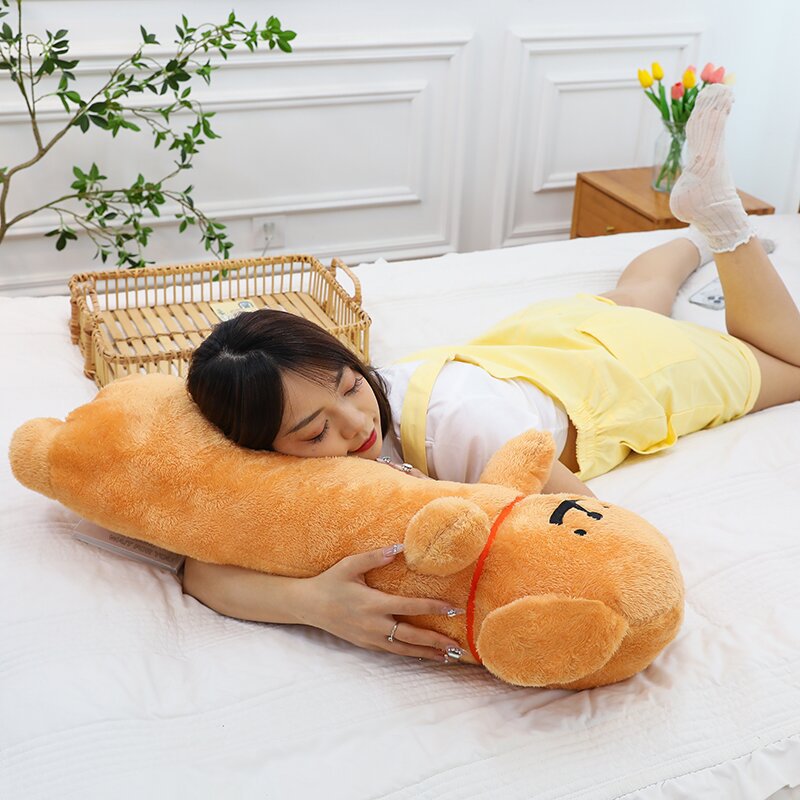 Line Dog Long Pillow Doll Line Dog Plush Toy Line Dog Doll - Korvel