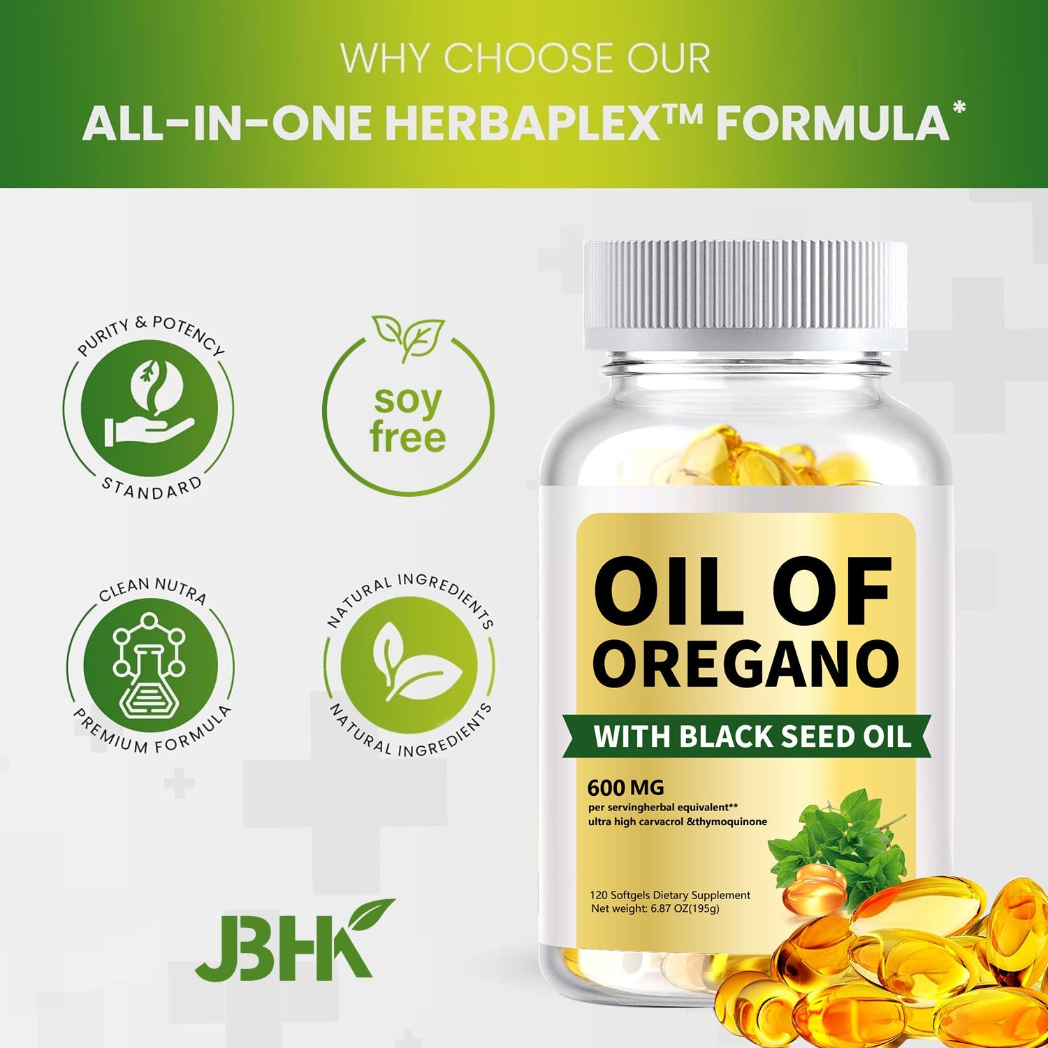 Oil of Oregano Soft Capsules - Korvel