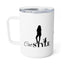 Taza de café aislada estilo gato - 10oz