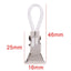 Pegs Household 5 Tea Towel Hanging Clips Clip On Hooks Loops Hand Towel Hangers Hanging Clothes Pegs Kitchen Bathroom Organizer - Korvel