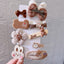 Clip de Pelo de Peluche Adorable para Niñas - Accesorio de Otoño e Invierno