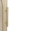 Corner cabinet ,Rattan door,Freestanding Corner Tables For Small Spaces, Corner Shelf Stand For Living Room, Kitchen, Bathroom - Korvel