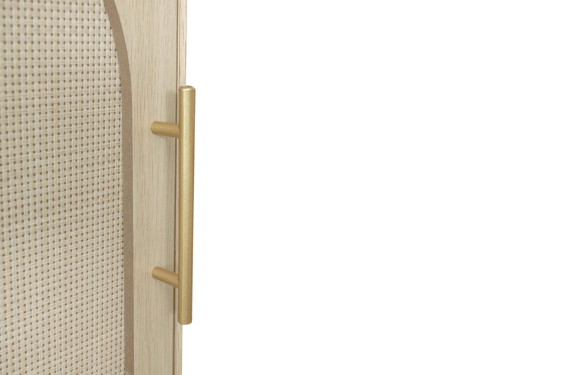 Corner cabinet ,Rattan door,Freestanding Corner Tables For Small Spaces, Corner Shelf Stand For Living Room, Kitchen, Bathroom - Korvel