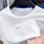 Camiseta de Manga Corta de Cuello Redondo para Hombre en Tallas Grandes