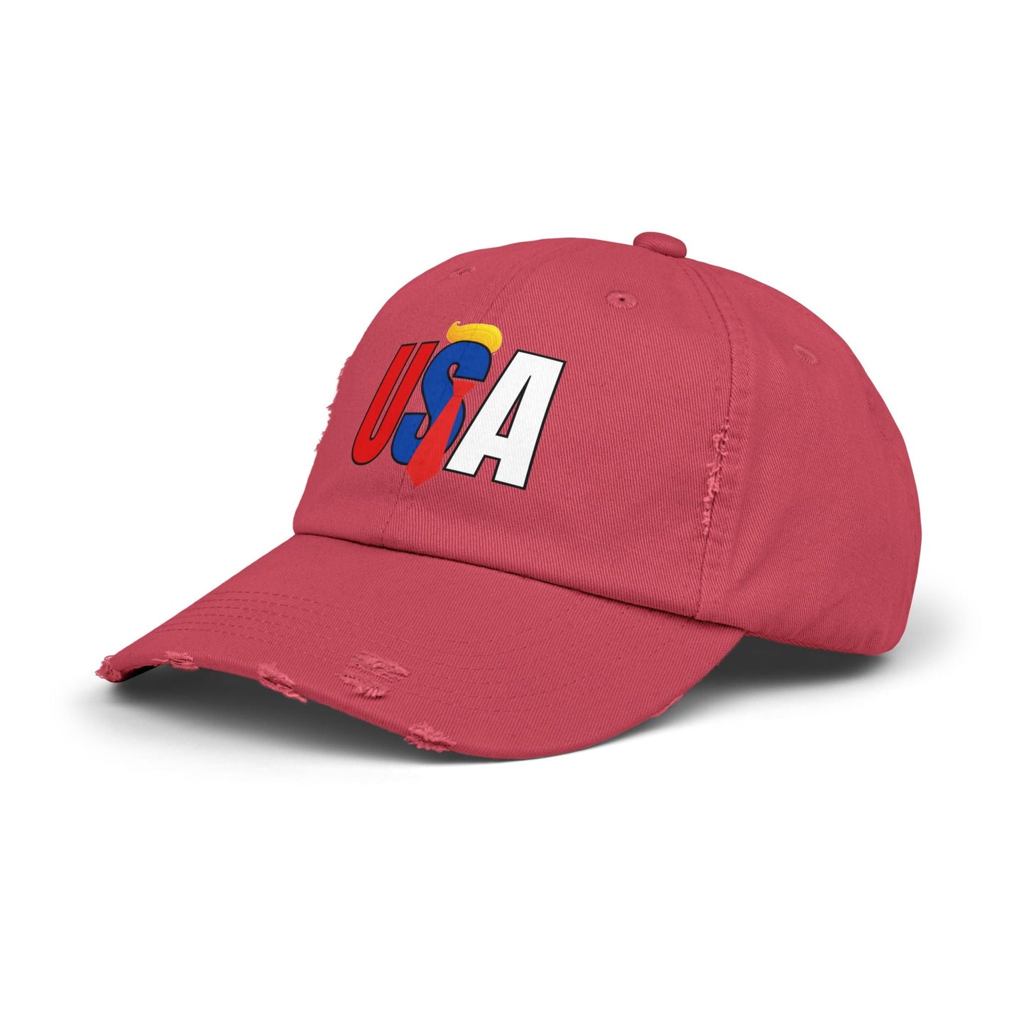 Gorra Unisex Tendencia Distressed USA