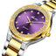 MISSFOX 2742 Elegant Woman Watch Luxury Brand Female Wristwatch Japan Movt 30M Waterproof Gold Expensive Analog Geneva Quartz Watch - Korvel