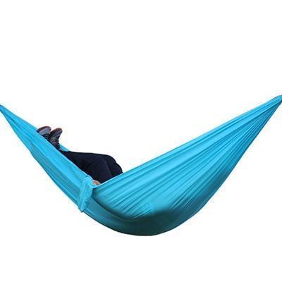 Portable Double Hammock - Durable Nylon for Outdoor Relaxation