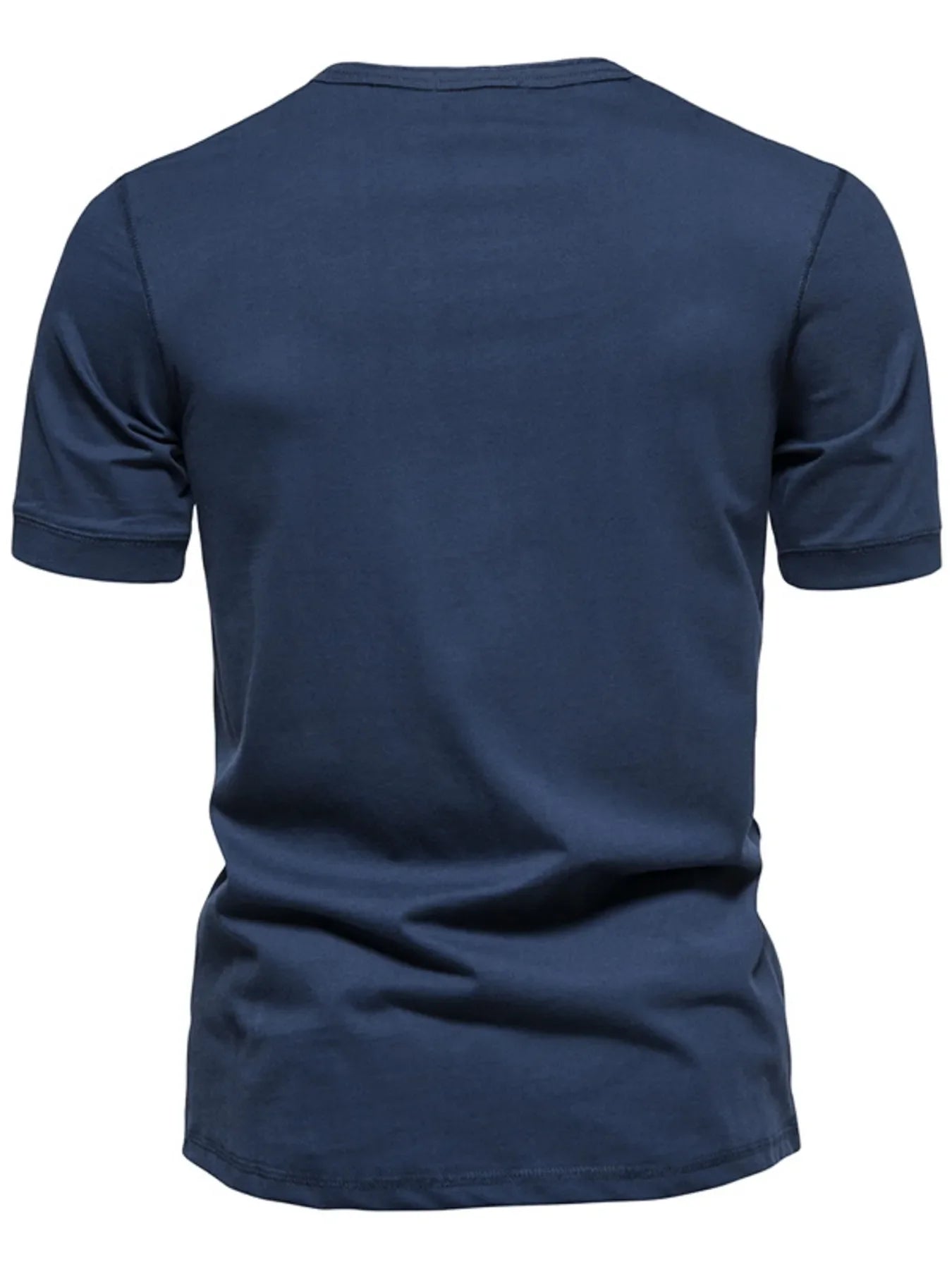 T-shirt Henley pour hommes grande taille avec détail de bouton
