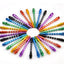 24pcs/lot Medium Darts Shafts Harrows Dart Stems 53mm - Korvel