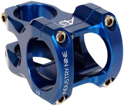 Industry Nine A318 Stem - 50mm 31.8mm Clamp Aluminum Blue