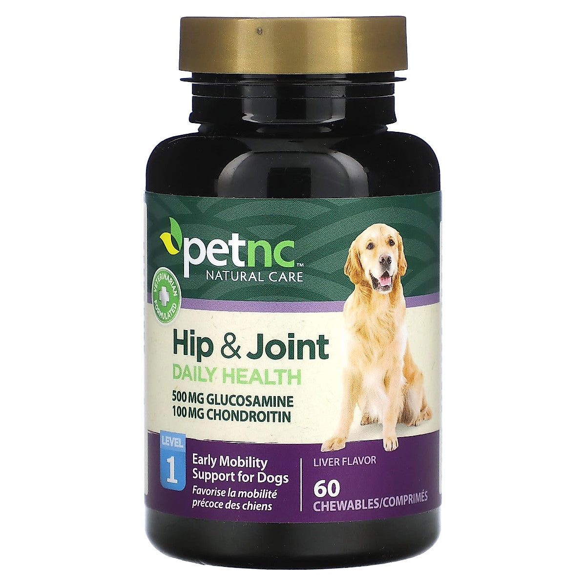 PetNC Natural Care Chewables Diarias para la Salud de Caderas y Articulaciones para Perros