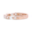 14K Rose Gold Diamond Bridal Band - 3/8 Cttw, Size 6.75