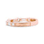 14K Rose Gold Diamond Bridal Band - 3/8 Cttw, Size 6.75