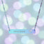 Engraved Freedom Cutout Heart Bar Necklace