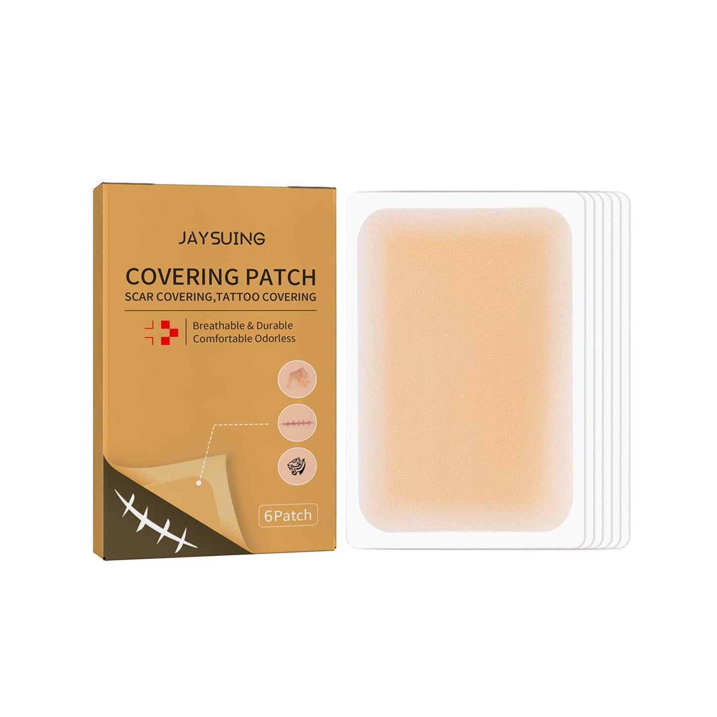 Invisible Concealer, Skin Concealer Tattoo Scar Cover Invisible Waterproof Skin Tone Cover - Korvel