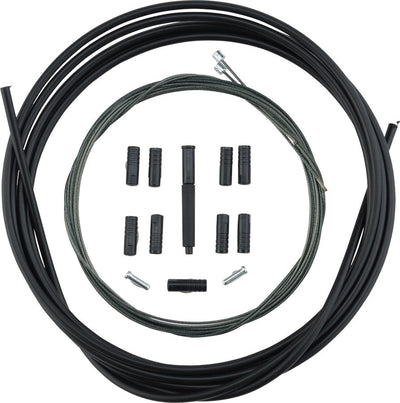 Shimano MTB Optislick Derailleur Cable and Housing Set - Black