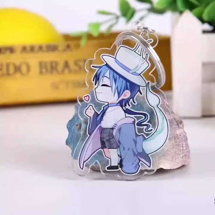 Acrylic keychain custom pet glue pendant pendant diy anime star photo - Korvel