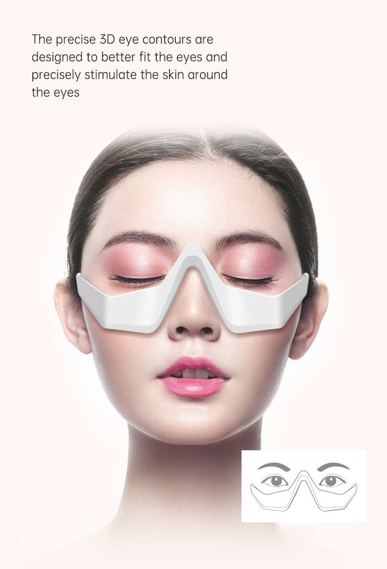 Premium Electric Eye Massager with LED Red Light Therapy
