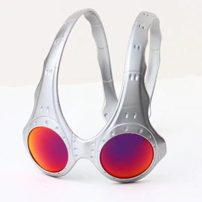 Unisex Over - The - Top Sunglasses. Ideal for outdoor cycling and sports. Fashionable retro - style metal - framed glasses. - Korvel