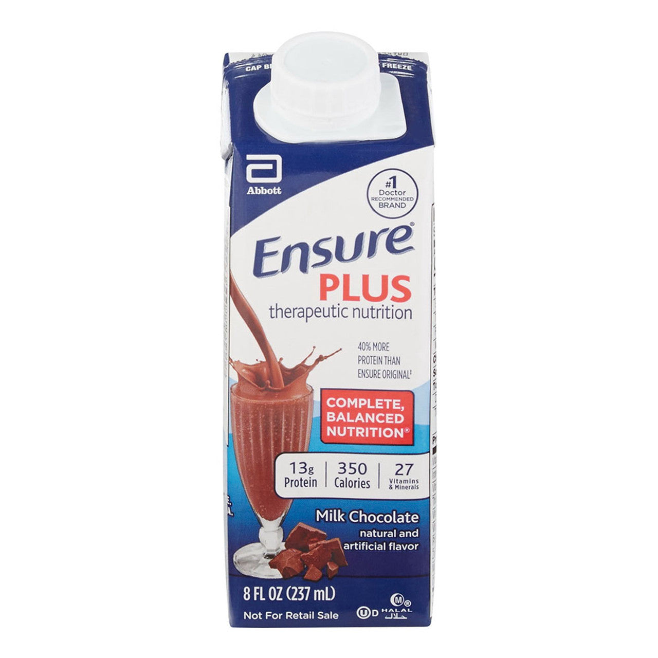 Shake nutritionnel Ensure® Plus – Chocolat au lait - 8 oz